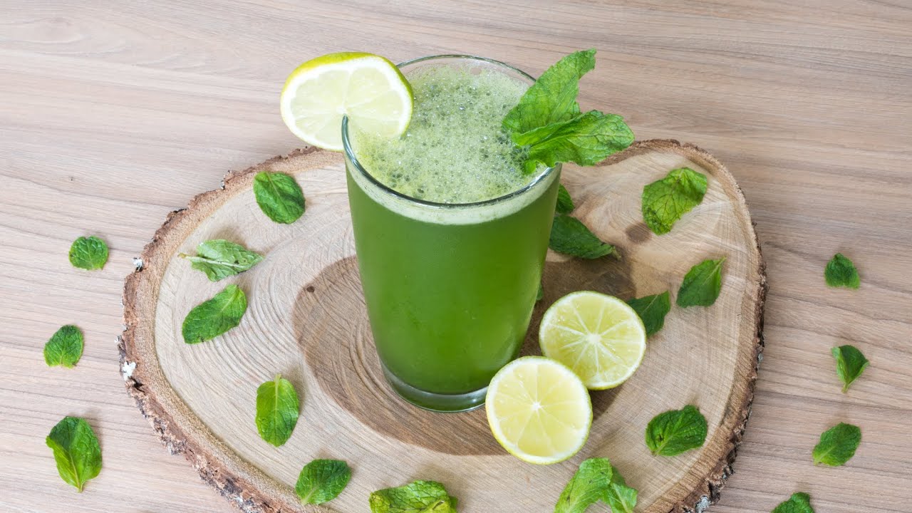 Jugo de Hierbabuena y Limón