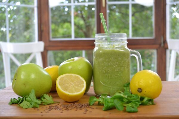 Limpieza del Colon con Manzana Verde y Limón