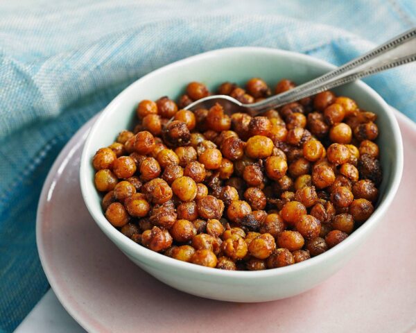 "Garbanzos al Horno para Controlar el Azúcar, Bajar el Colesterol y Mejorar la Salud Digestiva"