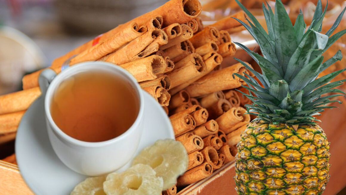 té de piña y canela