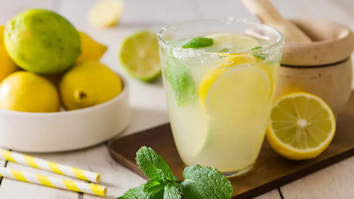 jugo de menta