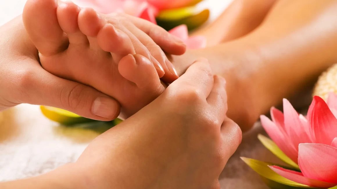 masaje en los pies