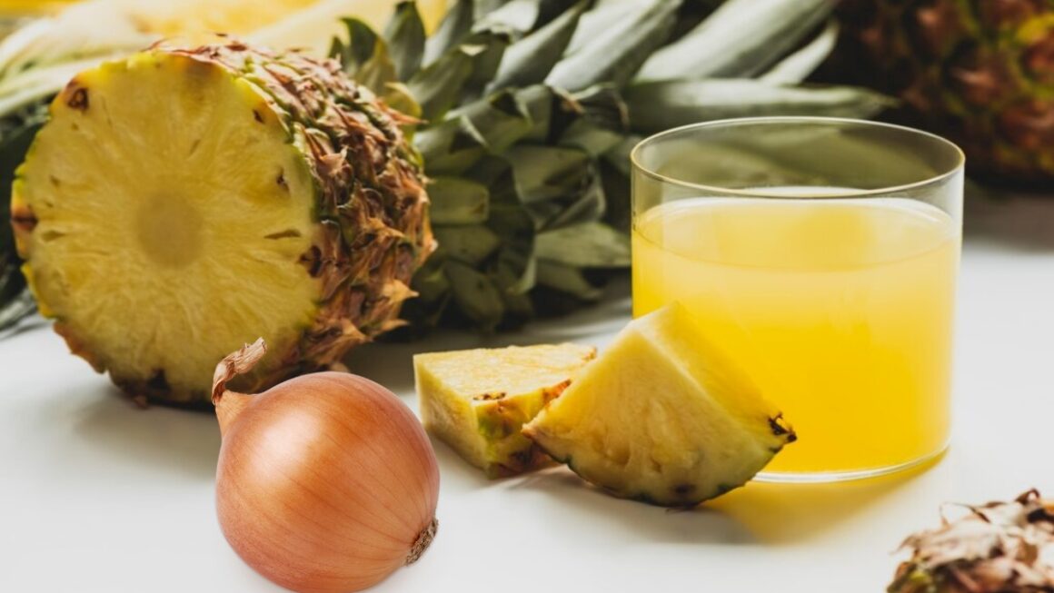 piña y cebolla