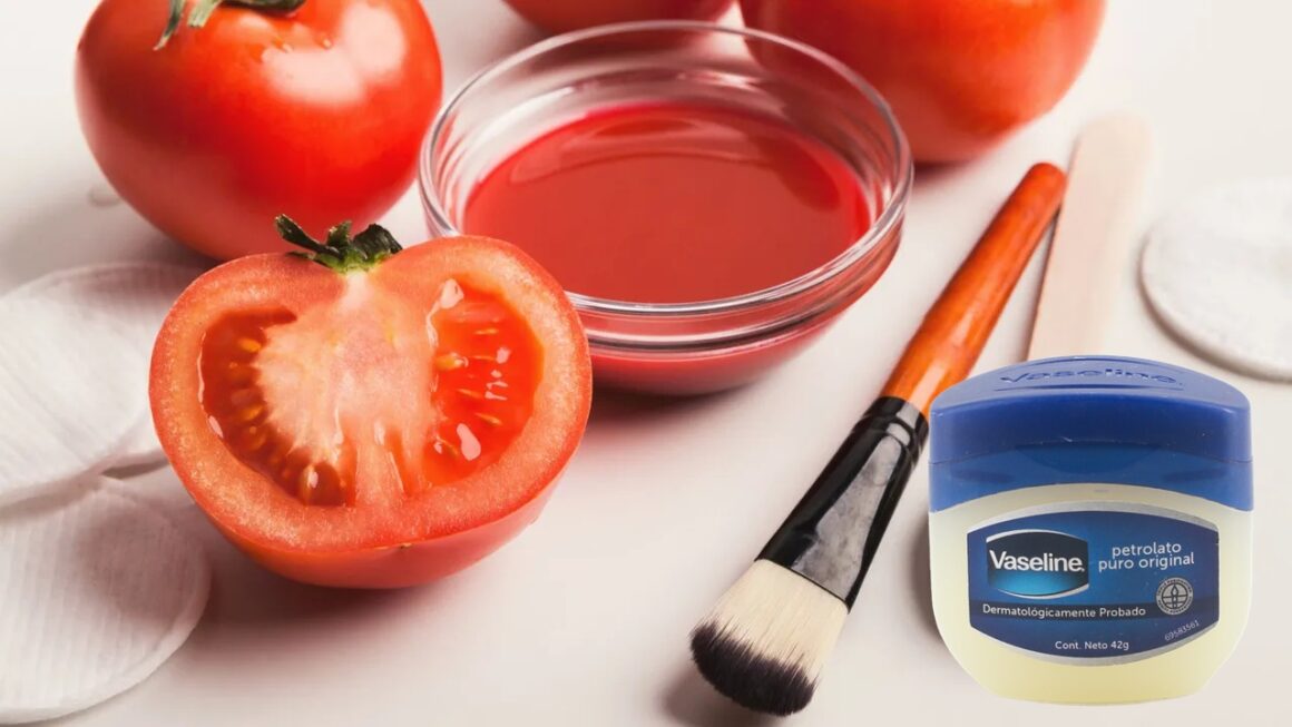 vaselina y tomate