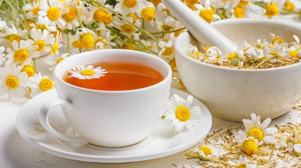 Té de manzanilla