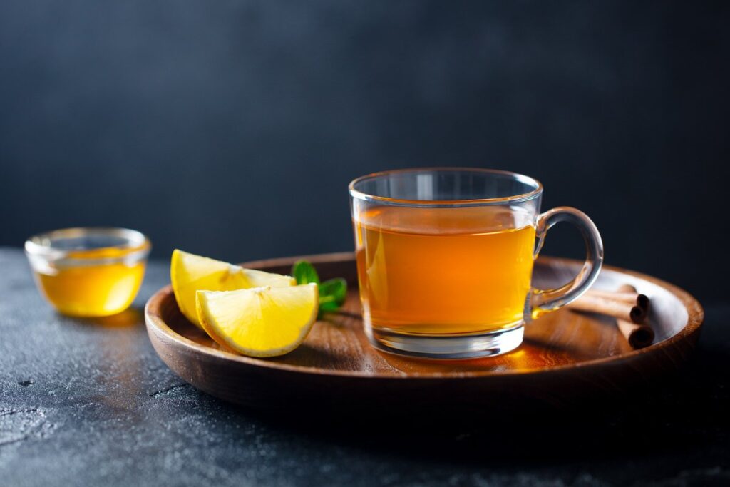 Té de limón y miel