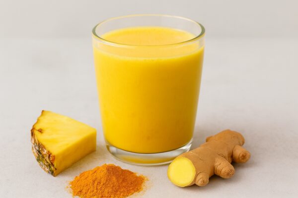 Jugo de Piña, Cúrcuma y Jengibre: Elimina Inflamación y Artritis