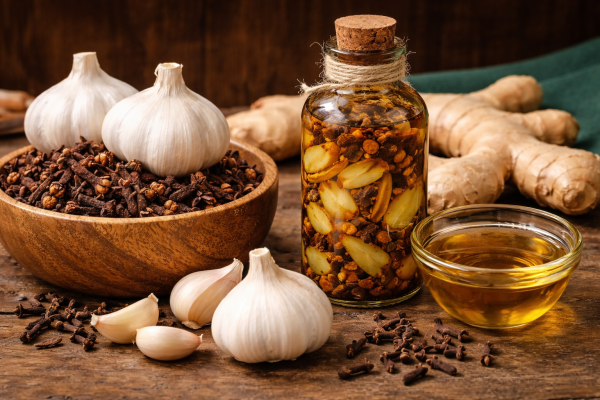 Ajo, clavo y jengibre: alivio natural para el dolor de piernas
